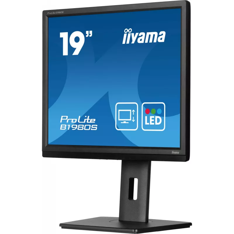 iiyama ProLite B1980S-B1 Computer Monitor 48,3 cm (19 Zoll) 1280 x 1024 Pixel VGA LED Schwarz