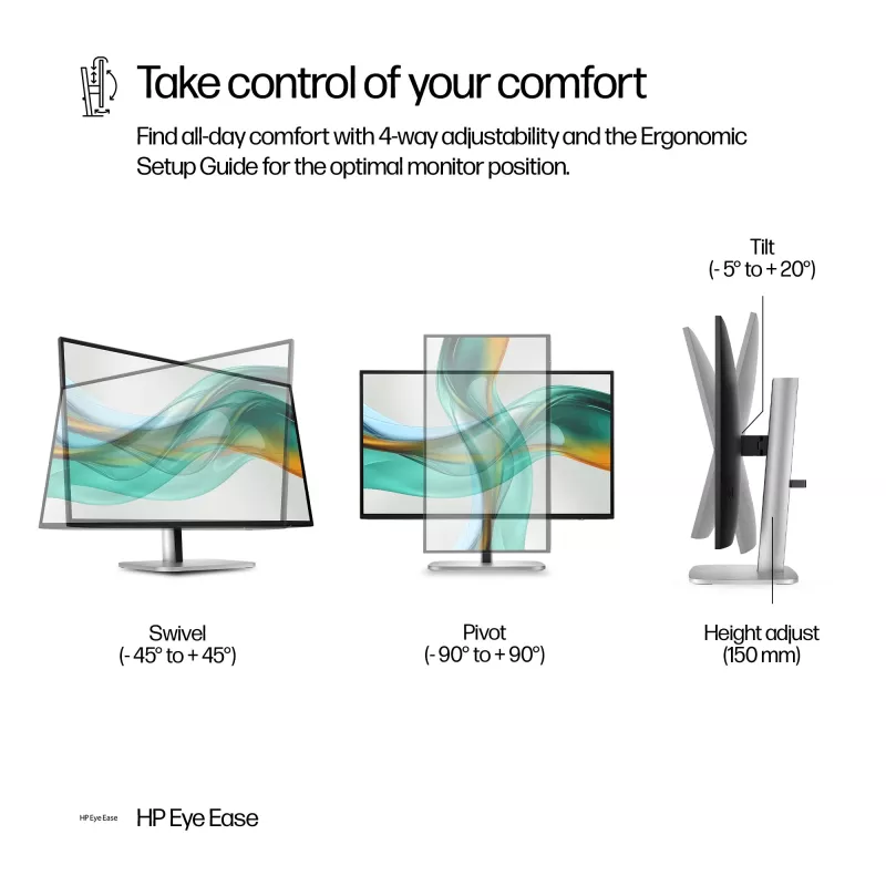 HP Series 5 Pro 27 Zoll QHD USB-C Monitor LCD 2560 x 1440