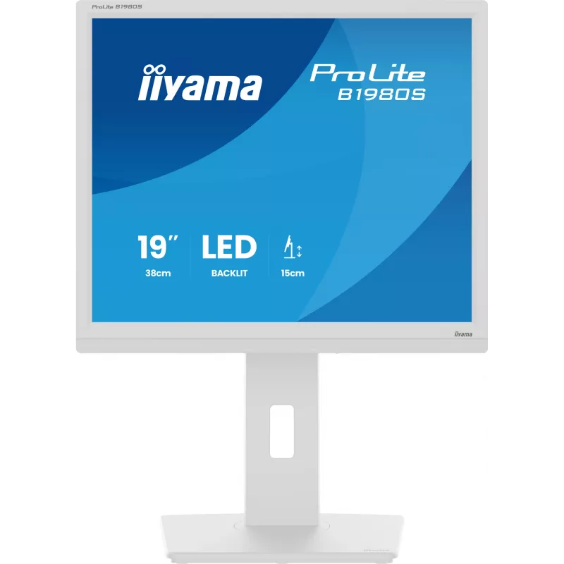 iiyama ProLite B1980S-W1 Computer Monitor 48,3 cm (19 Zoll) 1280 x 1024 Pixel SVGA LED Weiß
