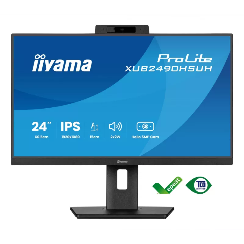 iiyama XUB2490HSUH-B2 Computer Monitor 60,5 cm (23,8 Zoll) 1920 x 1080 Pixel Full HD LED Schwarz