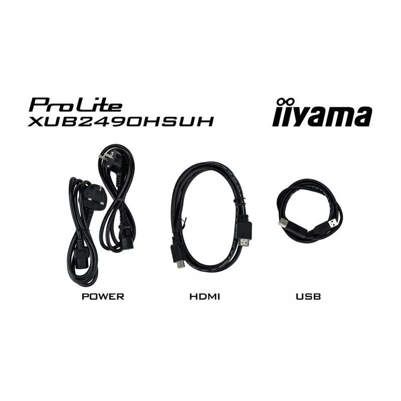 iiyama XUB2490HSUH-B2 Computer Monitor 60,5 cm (23,8 Zoll) 1920 x 1080 Pixel Full HD LED Schwarz