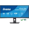 iiyama ProLite XCB3494WQSU-B1 Computer Monitor 86,4 cm (34 Zoll) 3440 x 1440 Pixel UltraWide Quad HD LED Schwarz