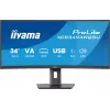 iiyama ProLite XCB3494WQSU-B1 Computer Monitor 86,4 cm (34 Zoll) 3440 x 1440 Pixel UltraWide Quad HD LED Schwarz