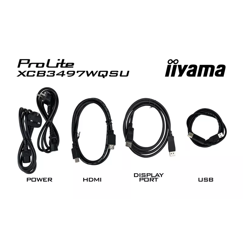 iiyama ProLite XCB3494WQSU-B1 Computer Monitor 86,4 cm (34 Zoll) 3440 x 1440 Pixel UltraWide Quad HD LED Schwarz