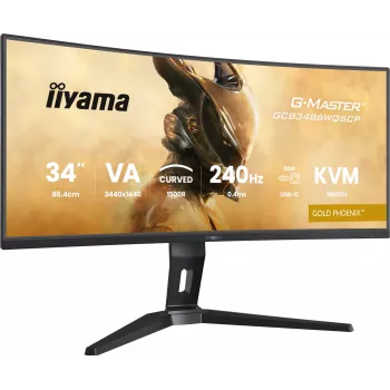 iiyama G-MASTER GCB3486WQSCP-B1 Computer Monitor 86,4 cm (34 Zoll) 3440 x 1440 Pixel UltraWide Quad HD Schwarz