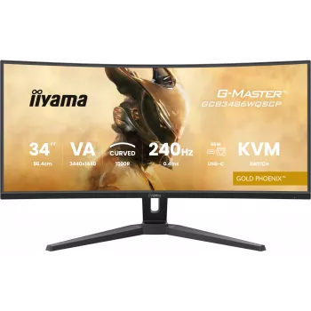 iiyama G-MASTER GCB3486WQSCP-B1 Computer Monitor 86,4 cm (34 Zoll) 3440 x 1440 Pixel UltraWide Quad HD Schwarz