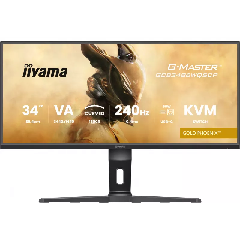 iiyama G-MASTER GCB3486WQSCP-B1 Computer Monitor 86,4 cm (34 Zoll) 3440 x 1440 Pixel UltraWide Quad HD Schwarz