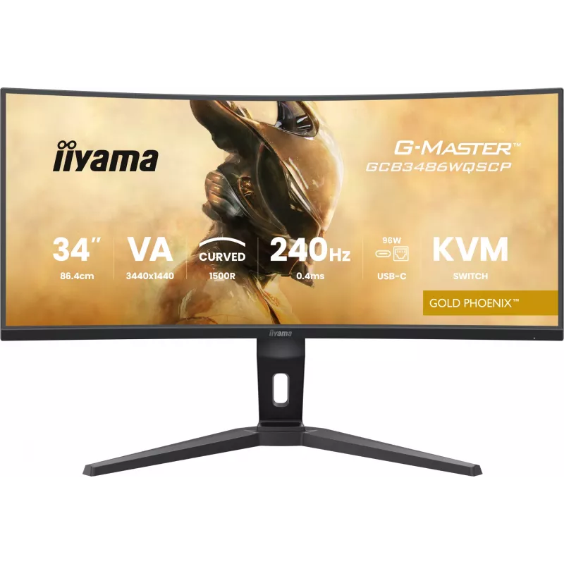 iiyama G-MASTER GCB3486WQSCP-B1 Computer Monitor 86,4 cm (34 Zoll) 3440 x 1440 Pixel UltraWide Quad HD Schwarz