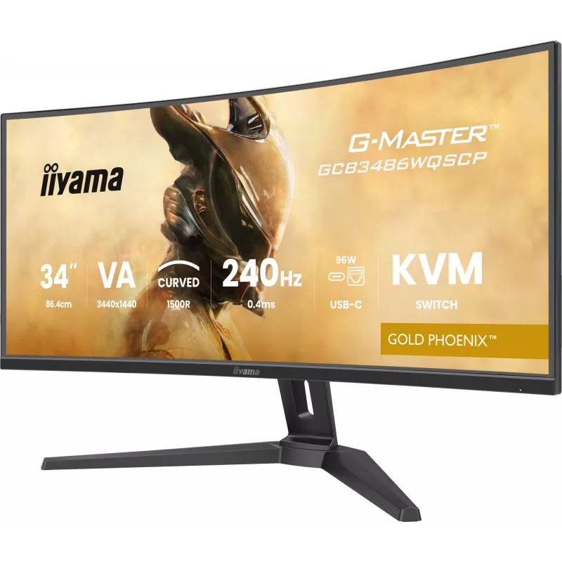 iiyama G-MASTER GCB3486WQSCP-B1 Computer Monitor 86,4 cm (34 Zoll) 3440 x 1440 Pixel UltraWide Quad HD Schwarz