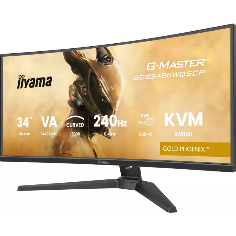 iiyama G-MASTER GCB3486WQSCP-B1 Computer Monitor 86,4 cm (34 Zoll) 3440 x 1440 Pixel UltraWide Quad HD Schwarz