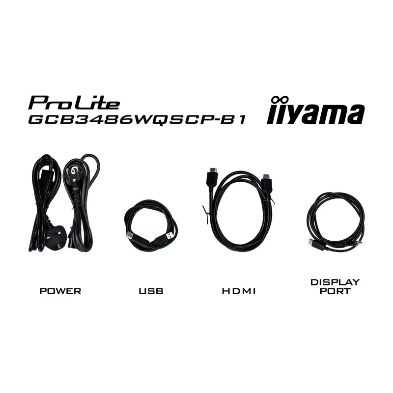 iiyama G-MASTER GCB3486WQSCP-B1 Computer Monitor 86,4 cm (34 Zoll) 3440 x 1440 Pixel UltraWide Quad HD Schwarz