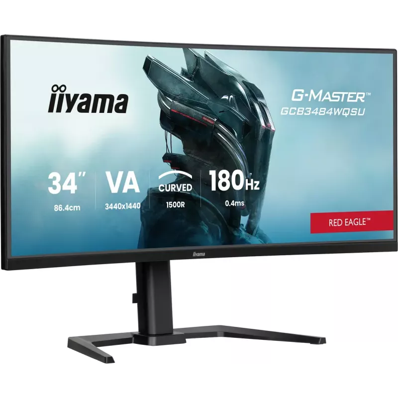 iiyama G-MASTER GCB3484WQSU-B1 Computer Monitor 86,4 cm (34 Zoll) 3440 x 1440 Pixel UltraWide Quad HD LED Schwarz