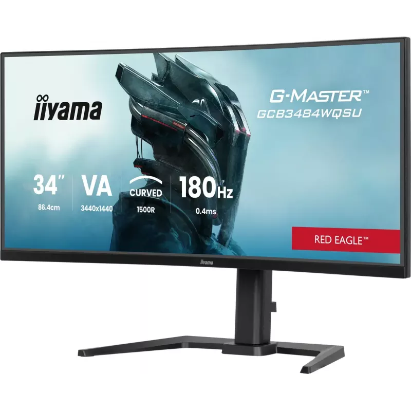 iiyama G-MASTER GCB3484WQSU-B1 Computer Monitor 86,4 cm (34 Zoll) 3440 x 1440 Pixel UltraWide Quad HD LED Schwarz