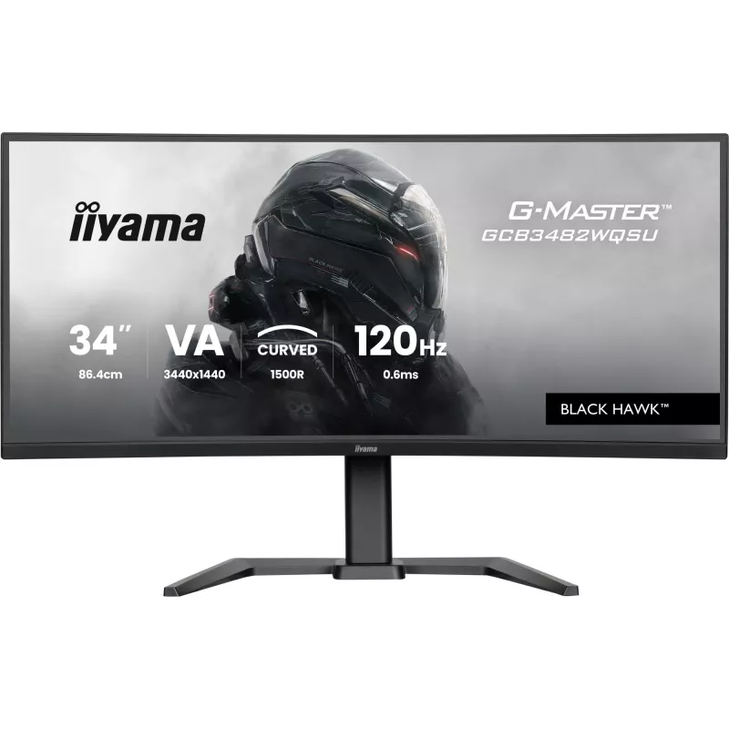 iiyama GCB3482WQSU-B1 Computer Monitor 86,4 cm (34 Zoll) 3440 x 1440 Pixel UltraWide Quad HD LED Schwarz