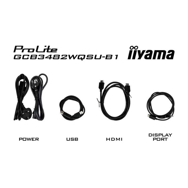 iiyama GCB3482WQSU-B1 Computer Monitor 86,4 cm (34 Zoll) 3440 x 1440 Pixel UltraWide Quad HD LED Schwarz