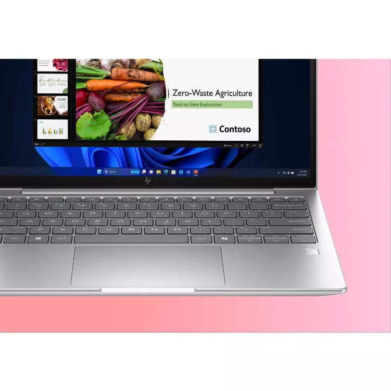 HP EliteBook 6 G1i AI PC Intel Core Ultra 5 225U Laptop 33,8 cm (13,3 Zoll) WUXGA 16 GB DDR5-SDRAM Wi-Fi 7 (802.11be) Windows 11 Pro Silber