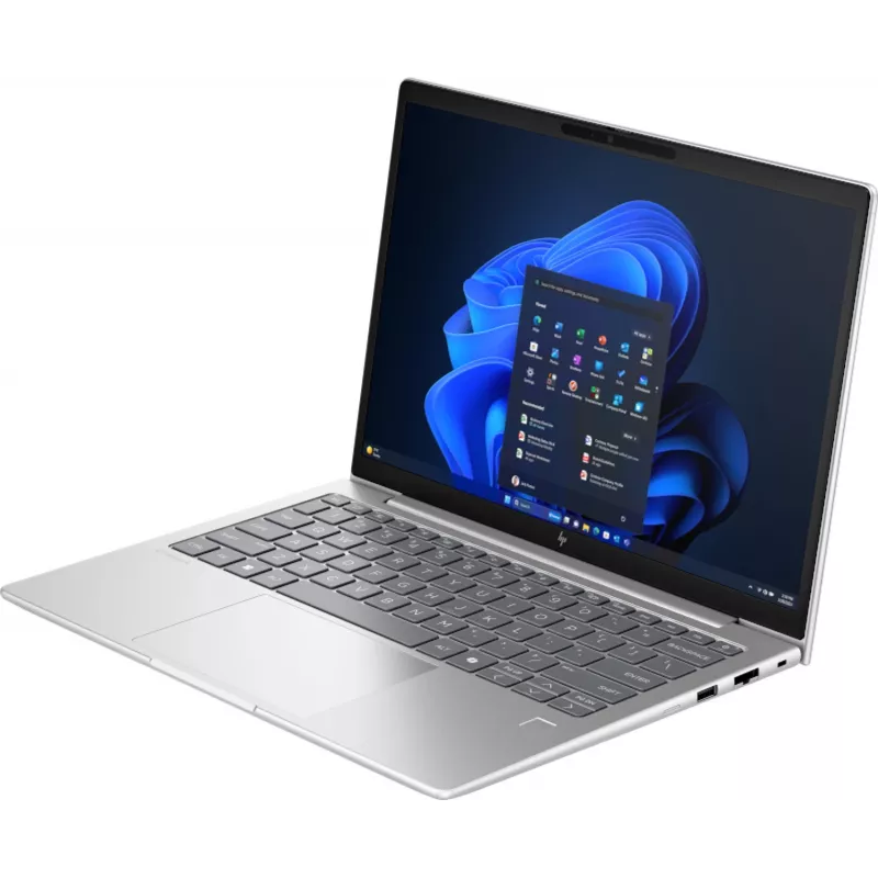 HP EliteBook 6 G1i AI PC Intel Core Ultra 7 255U Laptop 33,8 cm (13,3 Zoll) WUXGA 32 GB DDR5-SDRAM Wi-Fi 7 (802.11be) Windows 11 Pro Silber