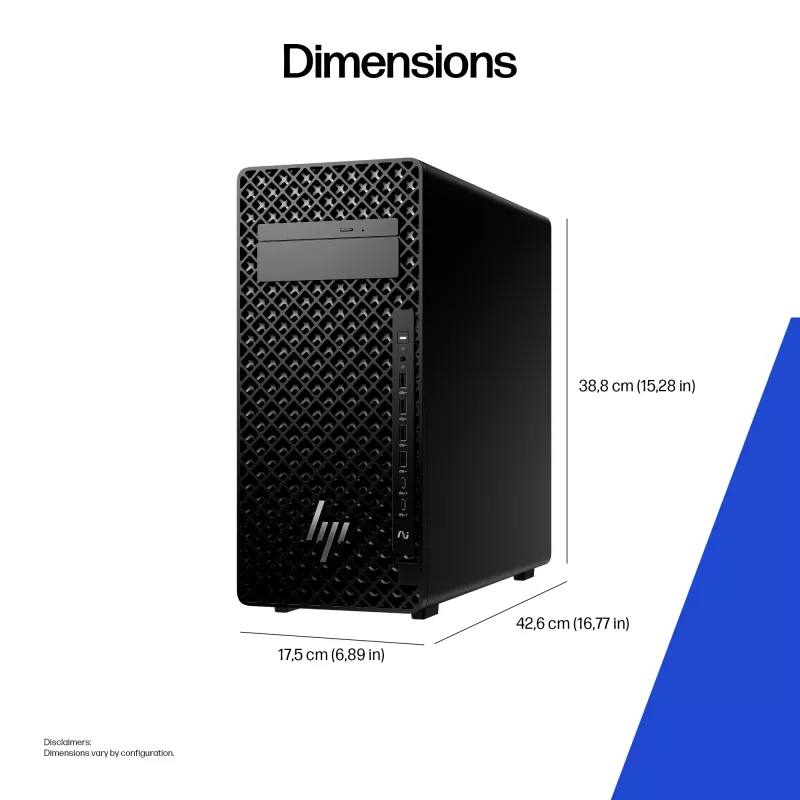 HP Z2 Tower G1i Intel Core Ultra 9 285 32 GB DDR5-SDRAM Windows 11 Pro Workstation KI-Workstation, KI-PC