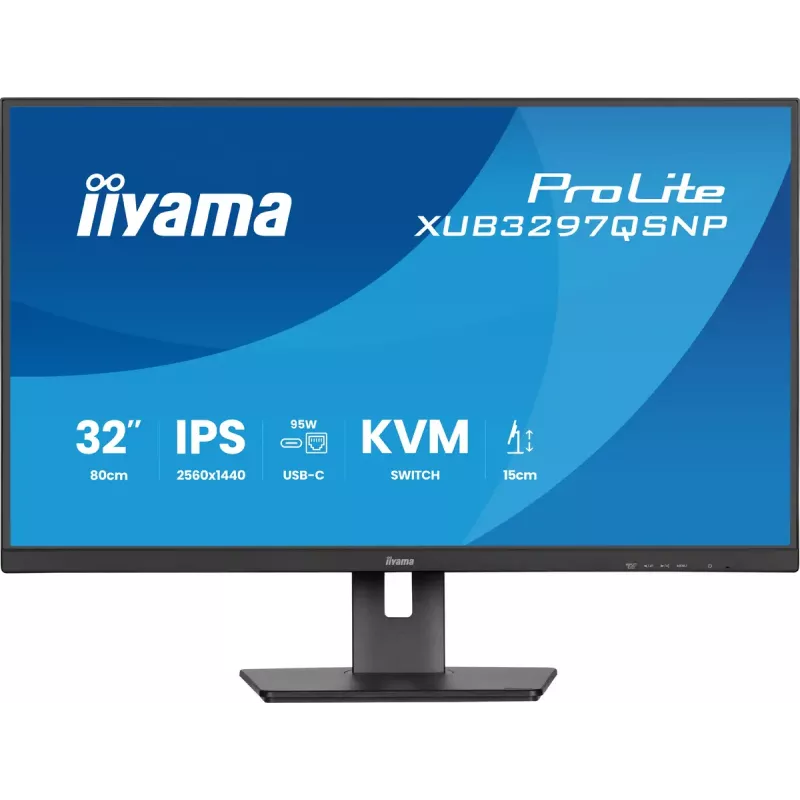 iiyama ProLite XUB3297QSNP-B1 Computer Monitor 81,3 cm (32 Zoll) 2560 x 1440 Pixel Quad HD LED Schwarz