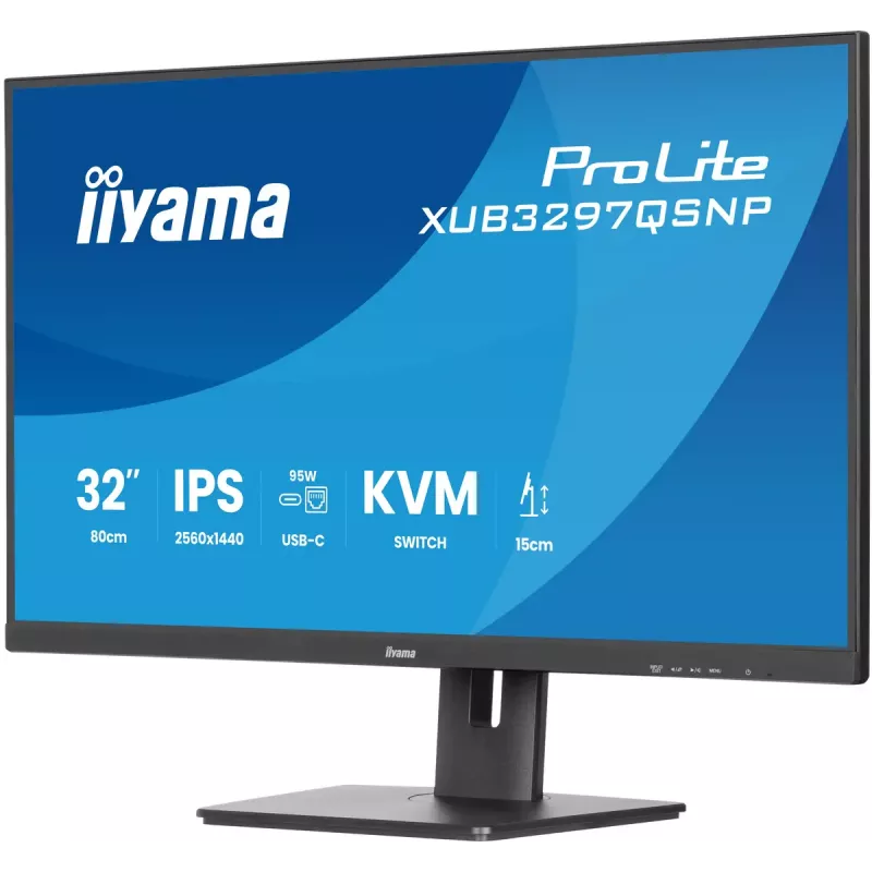 iiyama ProLite XUB3297QSNP-B1 Computer Monitor 81,3 cm (32 Zoll) 2560 x 1440 Pixel Quad HD LED Schwarz