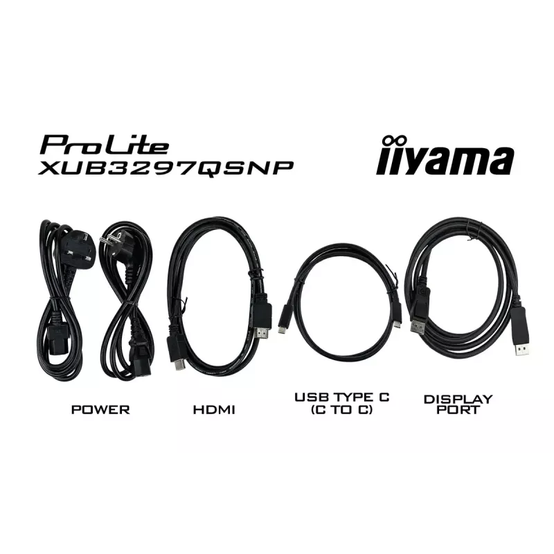 iiyama ProLite XUB3297QSNP-B1 Computer Monitor 81,3 cm (32 Zoll) 2560 x 1440 Pixel Quad HD LED Schwarz
