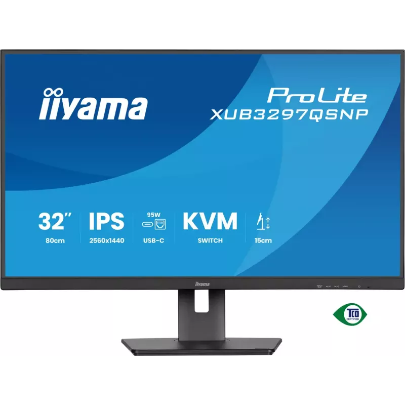 iiyama ProLite XUB3297QSNP-B1 Computer Monitor 81,3 cm (32 Zoll) 2560 x 1440 Pixel Quad HD LED Schwarz