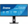 Computer Monitor IIYAMA ProLite XUB3493WQSU-B6 34 Zoll 3440×1440 UltraWide QHD IPS LED, 1 ms, USB 3.2 Hub, Lautsprecher, VESA, höhenverstellbar