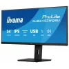 Computer Monitor IIYAMA ProLite XUB3493WQSU-B6 34 Zoll 3440×1440 UltraWide QHD IPS LED, 1 ms, USB 3.2 Hub, Lautsprecher, VESA, höhenverstellbar