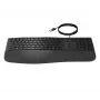 HP 485 Comfort Wired Keyboard Full-size USB Membrane mit Handballenauflage