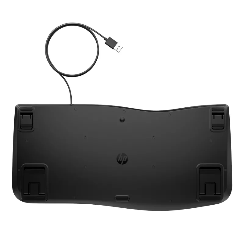 HP 485 Comfort Wired Keyboard Full-size USB Membrane mit Handballenauflage