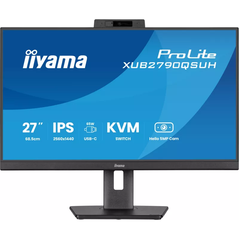 iiyama ProLite XUB2790QSUH-B2 Computer Monitor 68,6 cm (27 Zoll) 2560 x 1440 Pixel Quad HD LED Schwarz