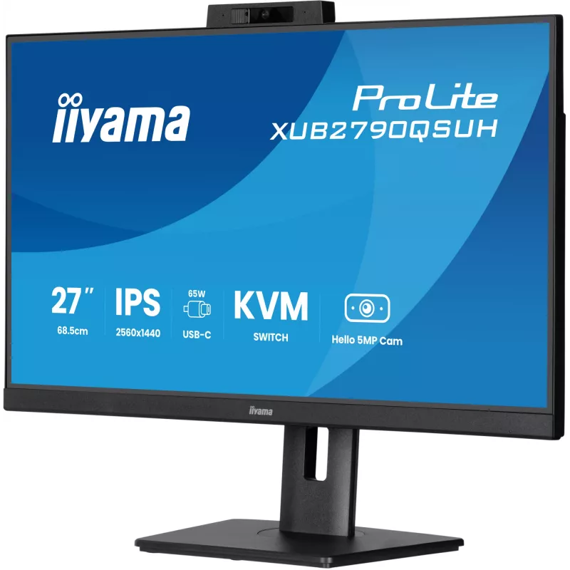 iiyama ProLite XUB2790QSUH-B2 Computer Monitor 68,6 cm (27 Zoll) 2560 x 1440 Pixel Quad HD LED Schwarz