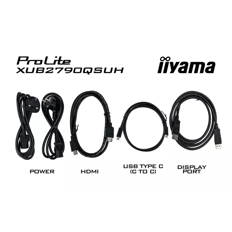 iiyama ProLite XUB2790QSUH-B2 Computer Monitor 68,6 cm (27 Zoll) 2560 x 1440 Pixel Quad HD LED Schwarz