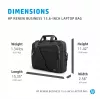 HP Renew Business 15,6-Zoll-Laptoptasche, Messenger-Tasche, 39,6 cm (15,6 Zoll), 610 g