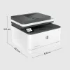 Drucker HP LaserJet Pro 3002dn Laser Grau Weiß