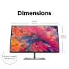 HP Z24q G3 QHD Display, 60,5 cm (23,8 Zoll), 2560 x 1440 Pixel, Quad HD, LCD, 5 ms, Silber
