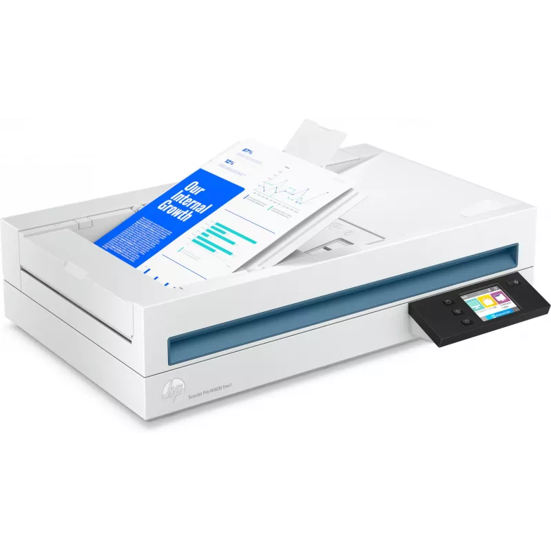 HP Scanjet Pro N4600 fnw1 Flachbett- & ADF-Scanner 1200 x 1200 DPI A5 Weiß
