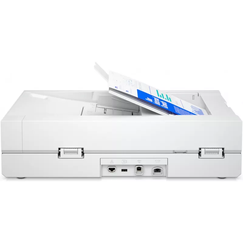 HP Scanjet Pro N4600 fnw1 Flachbett- & ADF-Scanner 1200 x 1200 DPI A5 Weiß