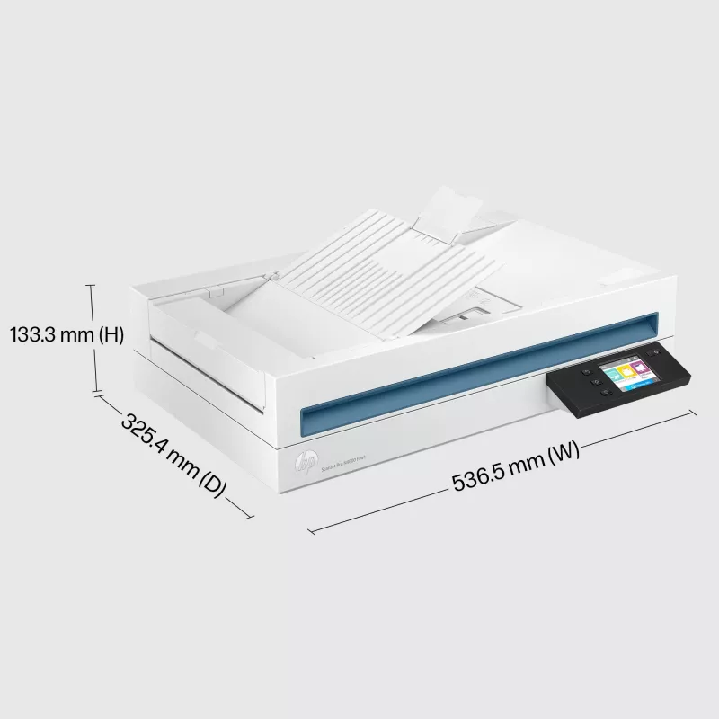 HP Scanjet Pro N4600 fnw1 Flachbett- & ADF-Scanner 1200 x 1200 DPI A5 Weiß
