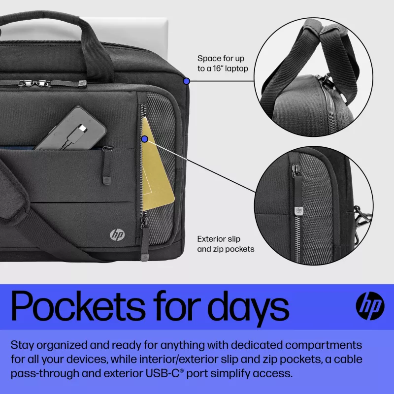 HP Renew Executive 16-Zoll-Laptoptasche, Messenger-Tasche