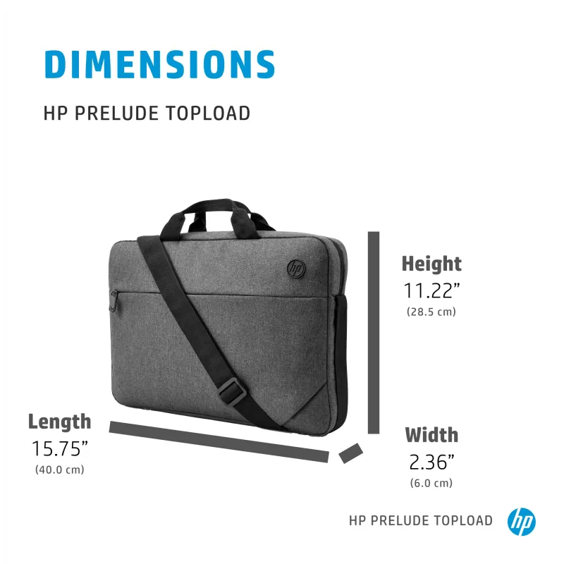 HP Prelude 15.6-Zoll-Toploader, Toploader-Tasche, 39,6 cm (15,6 Zoll), 300 g