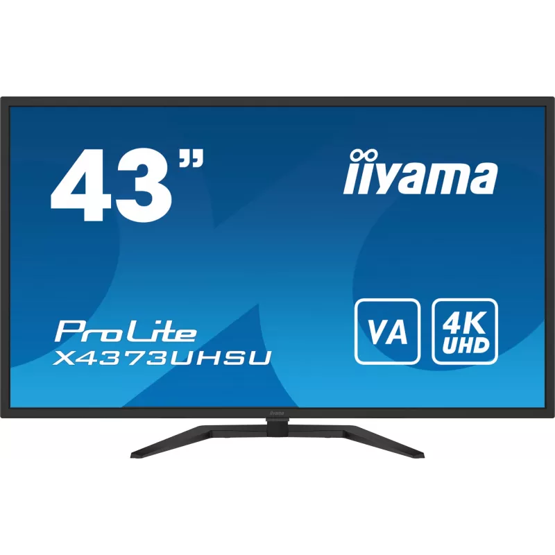 iiyama ProLite X4373UHSU-B1 Computer Monitor 108 cm (42,5 Zoll) 3840 x 2160 Pixel 4K Ultra HD Schwarz