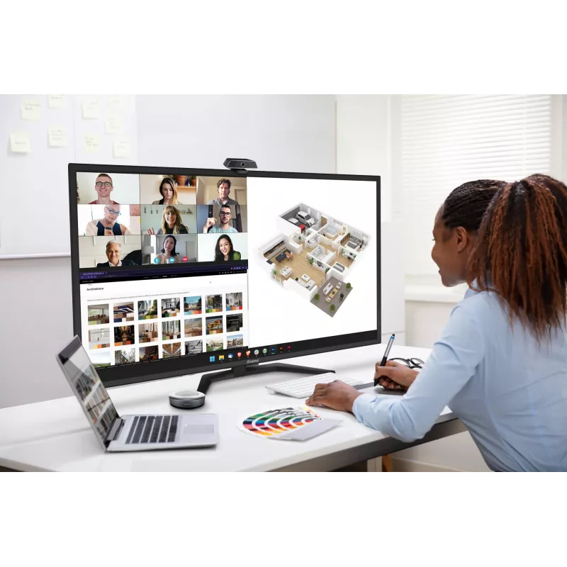 iiyama ProLite X4373UHSU-B1 Computer Monitor 108 cm (42,5 Zoll) 3840 x 2160 Pixel 4K Ultra HD Schwarz