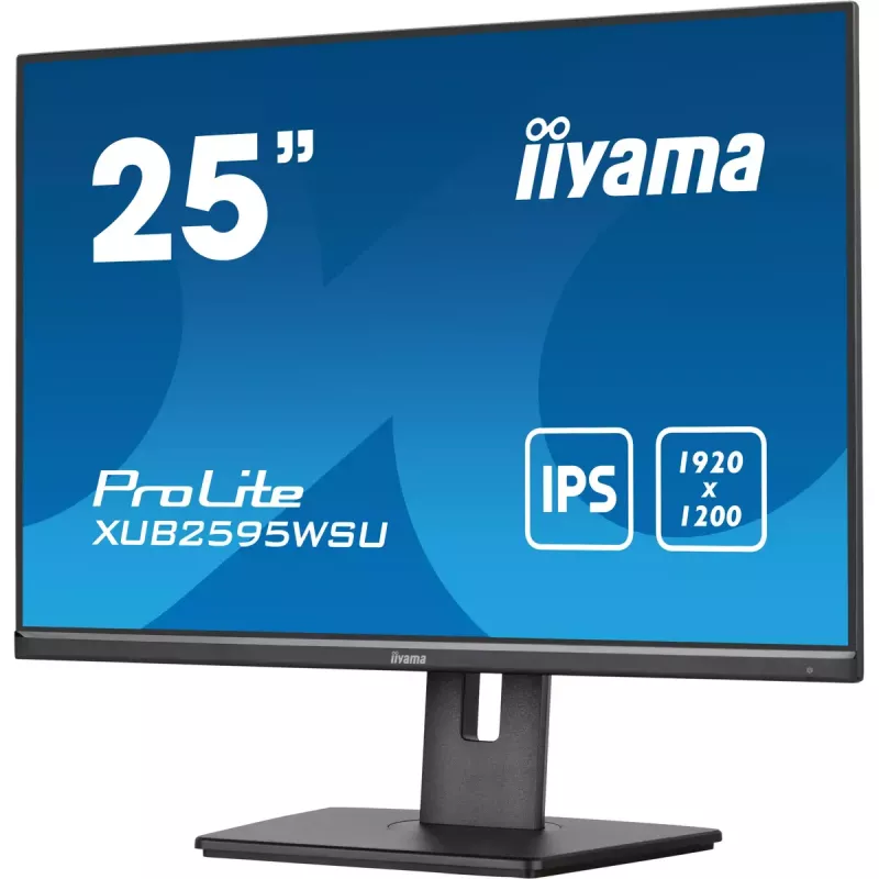 iiyama ProLite XUB2595WSU-B5 Computer Monitor 63,5 cm (25 Zoll) 1920 x 1200 Pixel WUXGA LED Schwarz