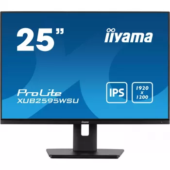 iiyama ProLite XUB2595WSU-B5 Computer Monitor 63,5 cm (25 Zoll) 1920 x 1200 Pixel WUXGA LED Schwarz