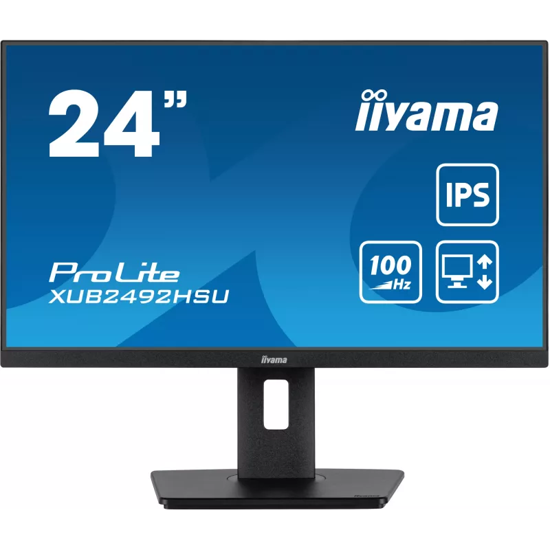 iiyama XUB2492HSU-B6 Computer Monitor 60,5 cm (23,8 Zoll) 1920 x 1080 Pixel Full HD LED Schwarz