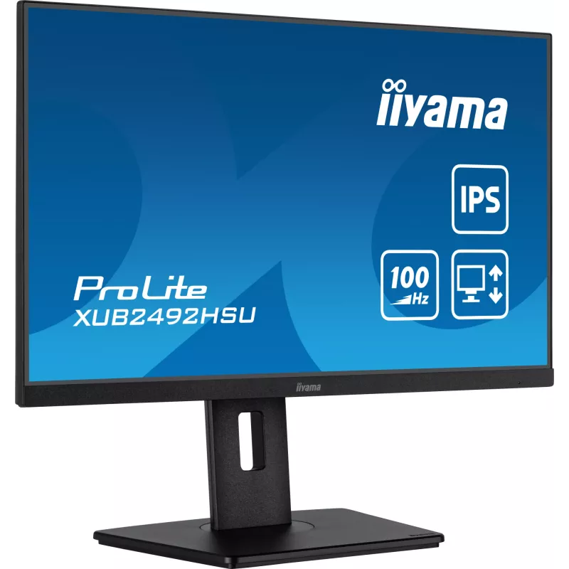 iiyama XUB2492HSU-B6 Computer Monitor 60,5 cm (23,8 Zoll) 1920 x 1080 Pixel Full HD LED Schwarz