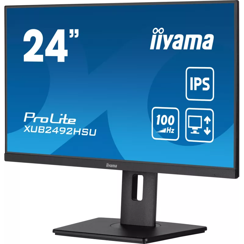 iiyama XUB2492HSU-B6 Computer Monitor 60,5 cm (23,8 Zoll) 1920 x 1080 Pixel Full HD LED Schwarz