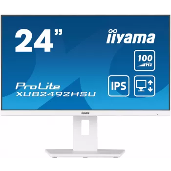 iiyama XUB2492HSU-W6 Computer Monitor 60,5 cm (23,8 Zoll) 1920 x 1080 Pixel Full HD LED Weiß