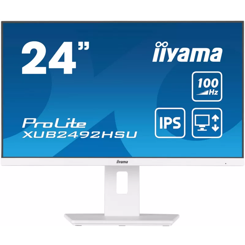 iiyama XUB2492HSU-W6 Computer Monitor 60,5 cm (23,8 Zoll) 1920 x 1080 Pixel Full HD LED Weiß